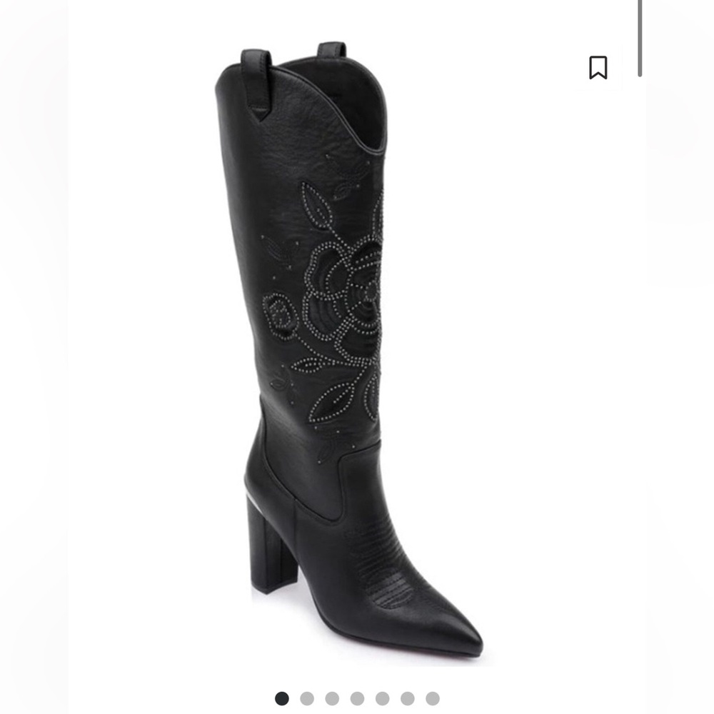DanielXDiamond Women's Acadia Embroidered Western Boots - Snip Toe
